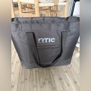 RTIC Black Insulated Cooler Tote Bag